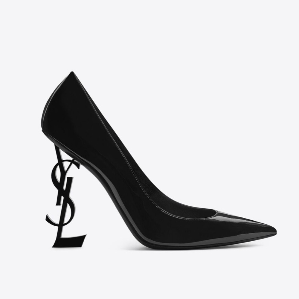 YSL patent leather pump